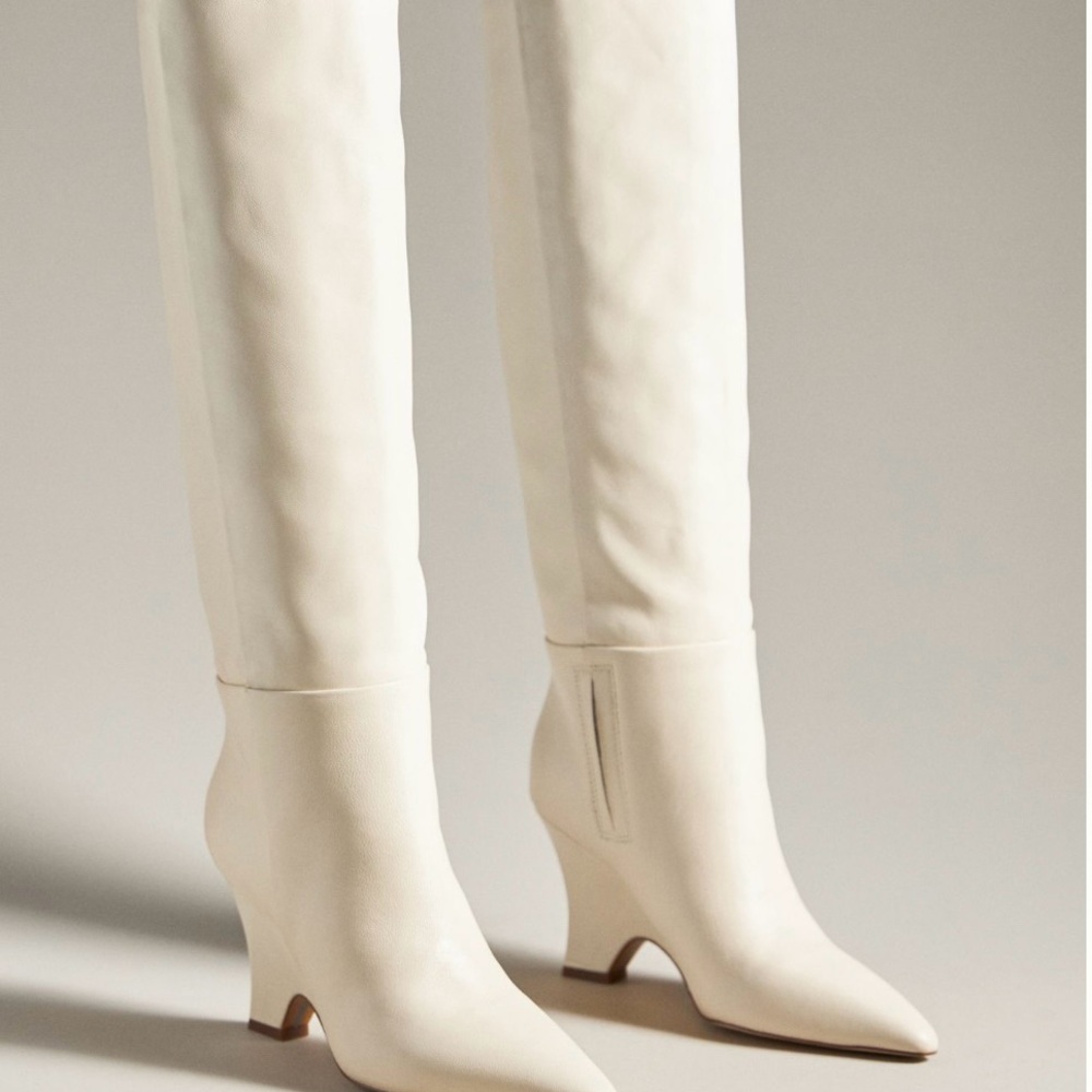 Sam Edelman Vance Leather Boots w/Sculpted 3-3/8” Heel sz 6 - Picture 4 of 6